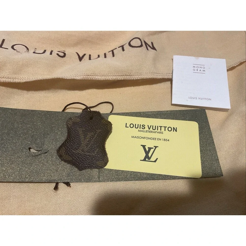 Louis Vuitton Manhattan Top Handle Bag PM Brown Canvas